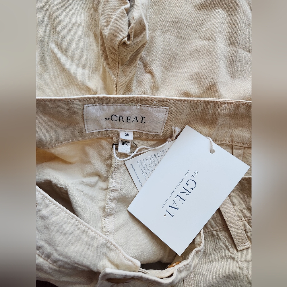 THE GREAT. NWT The Voyager Pants Safari Pants Cargo - Picture 14 of 16